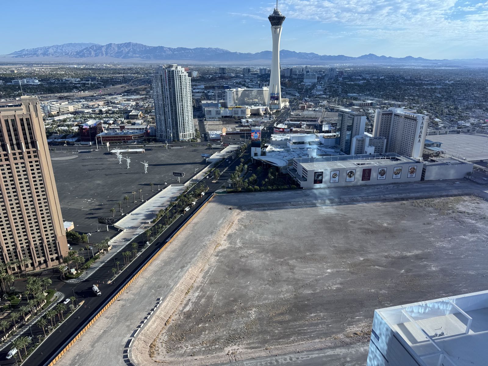 Undeveloped land on the north end of the Las Vegas Strip